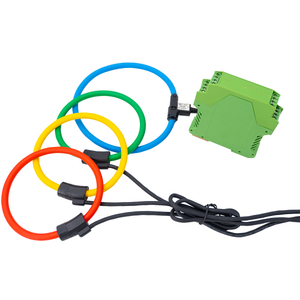 Гибкая катушка Роговского разъемного типа с интегратором 1 А на рейке 