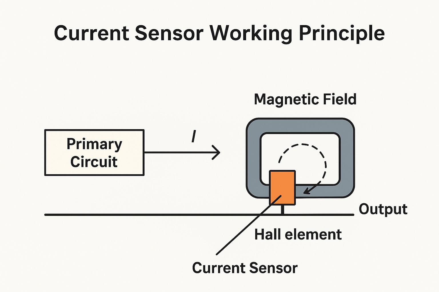 current sensor working principle Принцип работы датчика тока